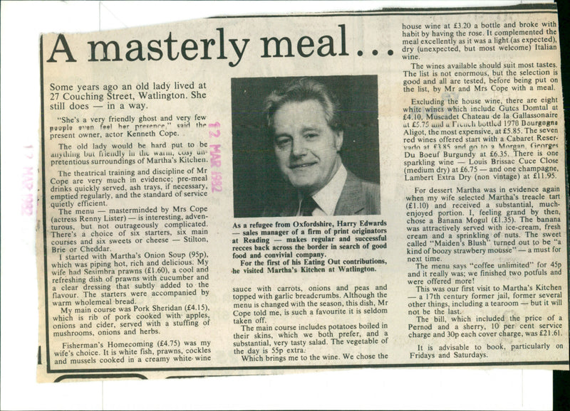 Harry Edwards - Vintage Photograph