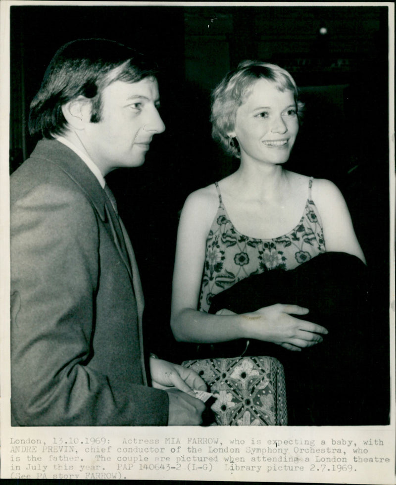 Mia Farrow - Vintage Photograph