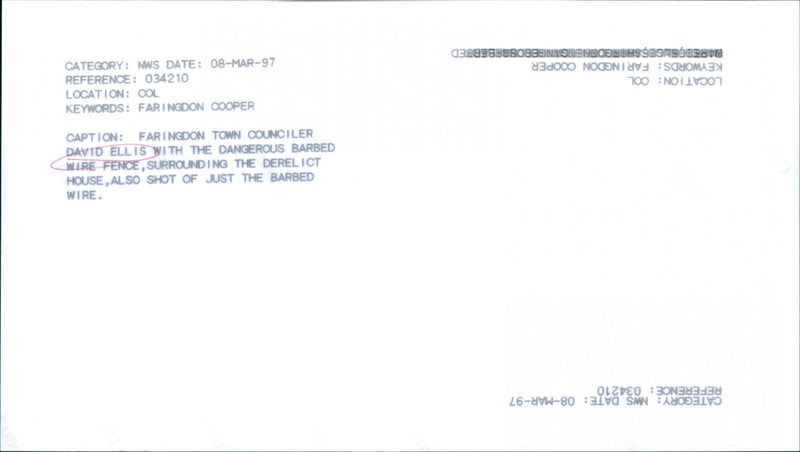 David Ellis - Vintage Photograph