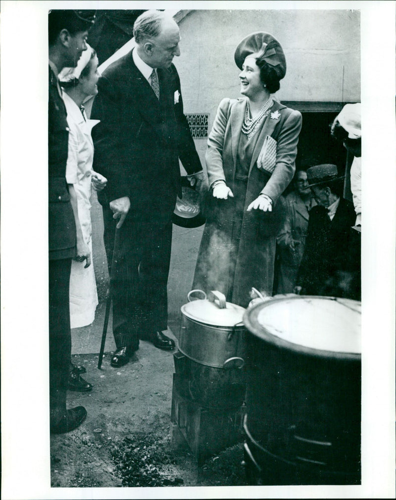 Queen Elizabeth The Queen Mother - Vintage Photograph