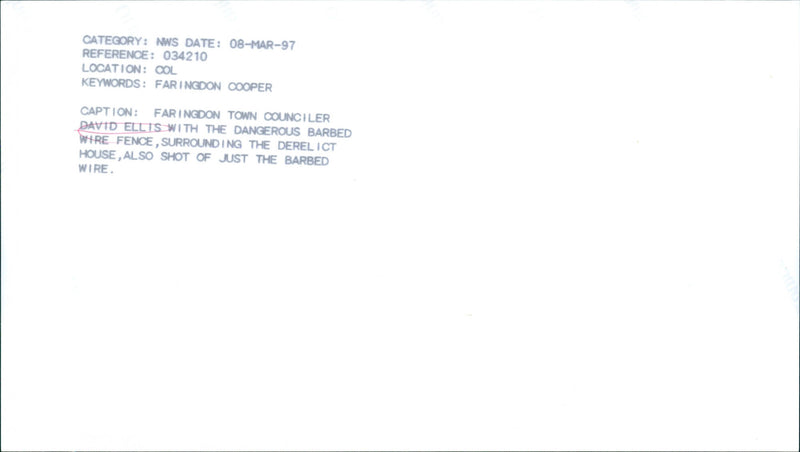 David Ellis - Vintage Photograph