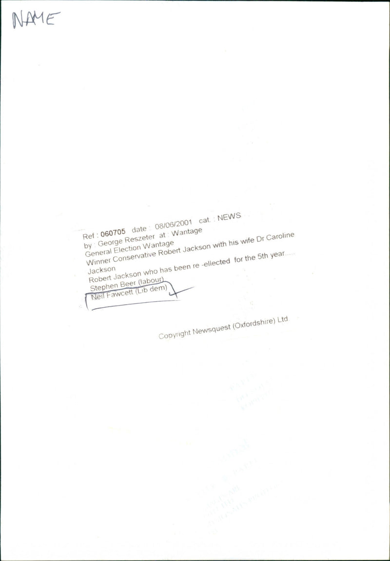 Robert Jackson , Stephen Beer, Neil Fawcett - Vintage Photograph