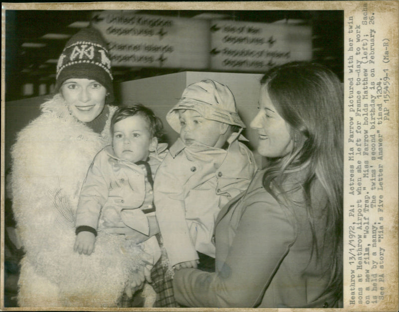 Mia Farrow - Vintage Photograph