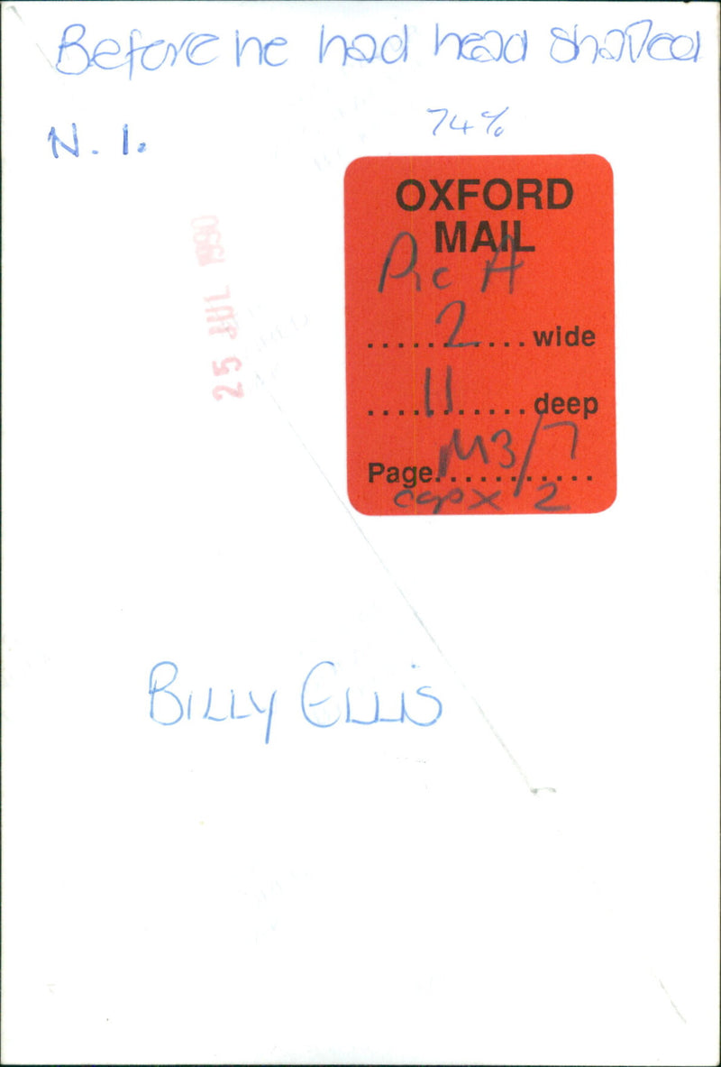 Billy Ellis - Vintage Photograph