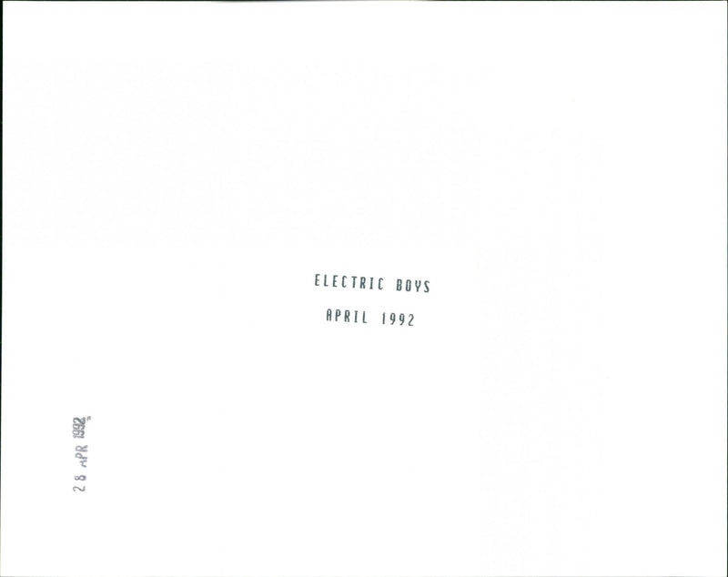 Electric Boys - Vintage Photograph