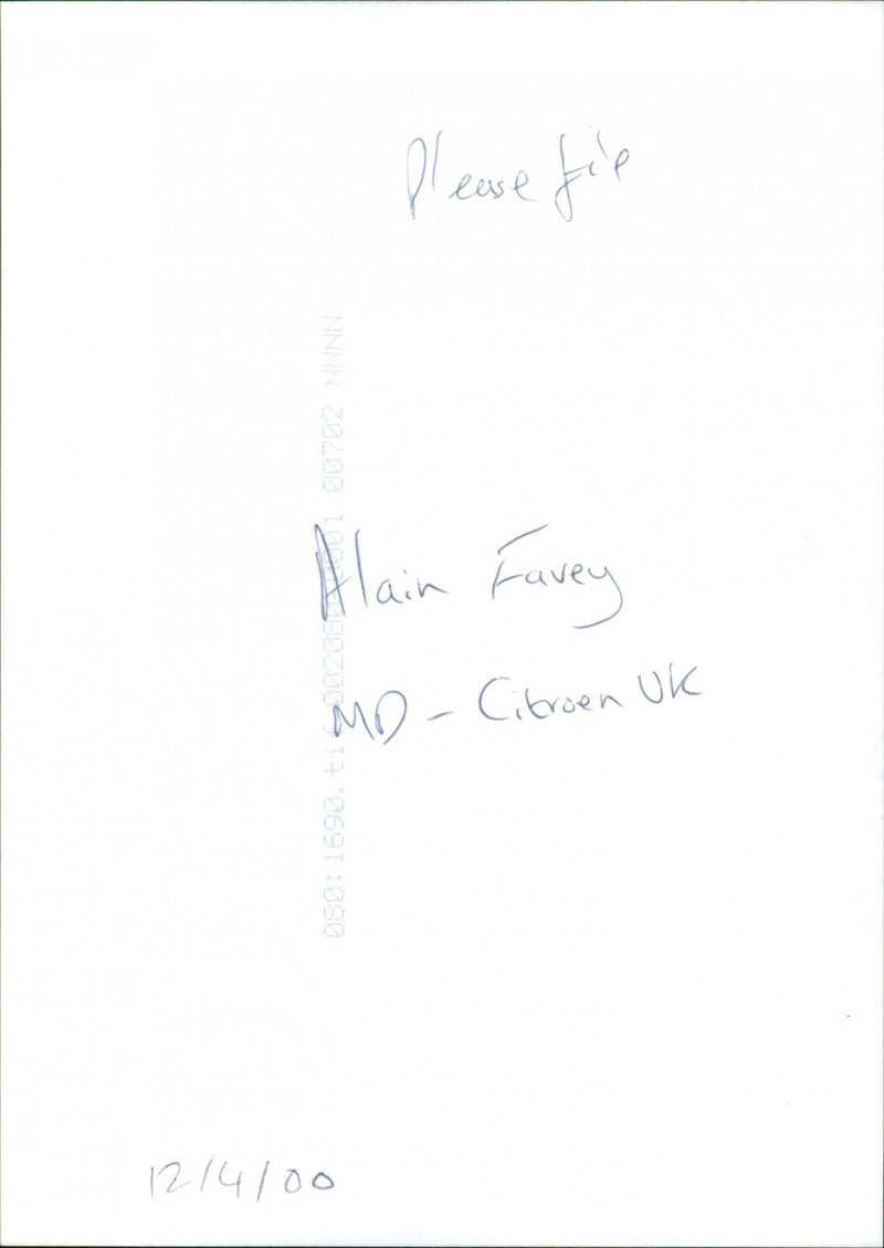 M.Alain Favey - Vintage Photograph