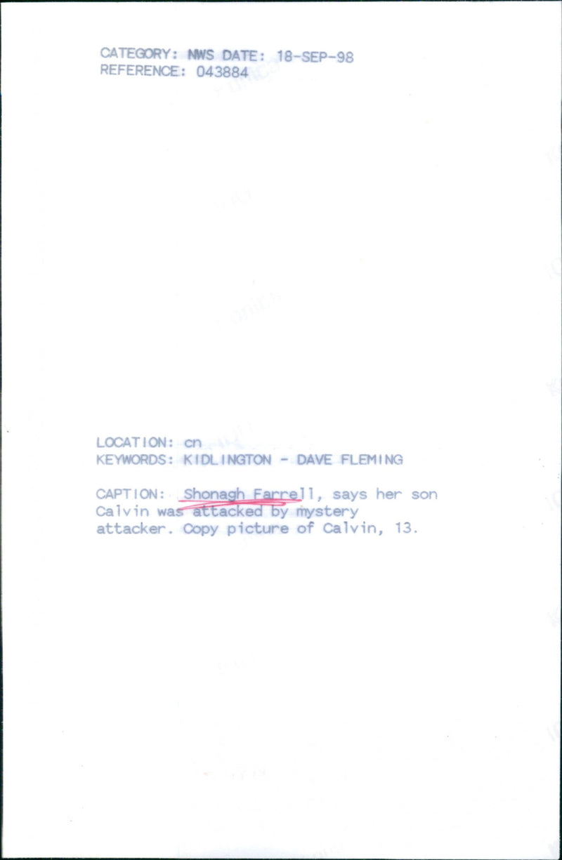 Calvin - Vintage Photograph