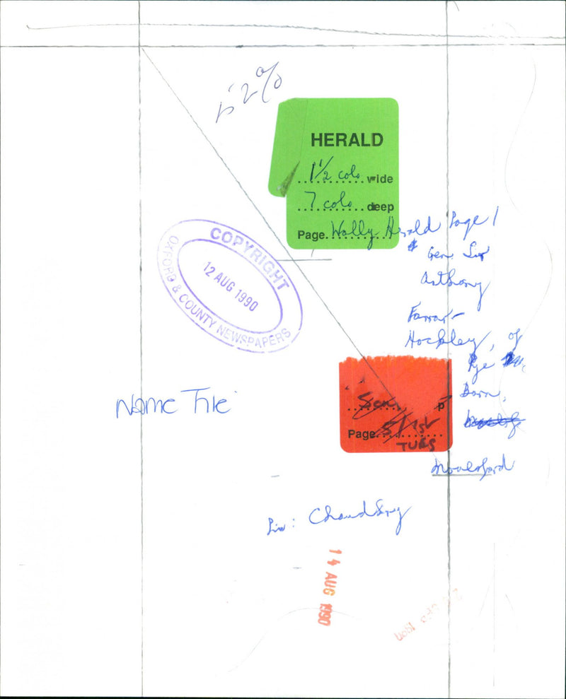 Antony Farrar- Hockley - Vintage Photograph