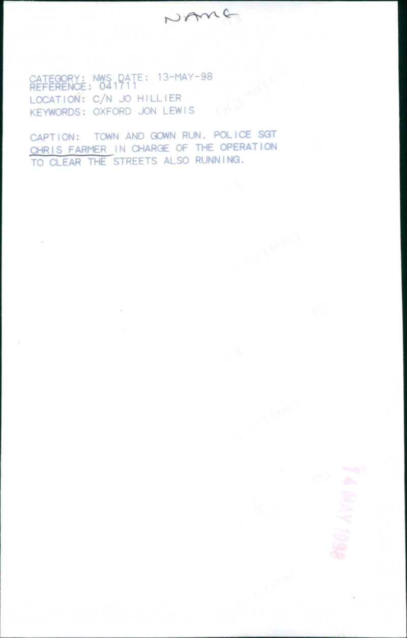 Chris farmer - Vintage Photograph