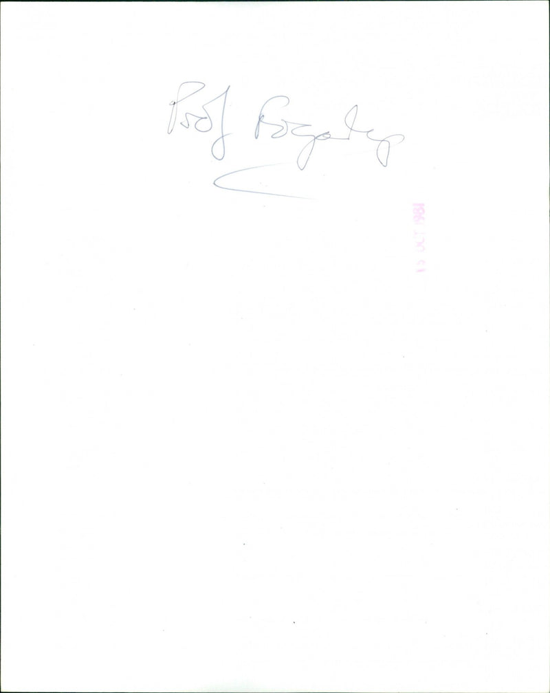 Prof. Michael Fogarty - Vintage Photograph