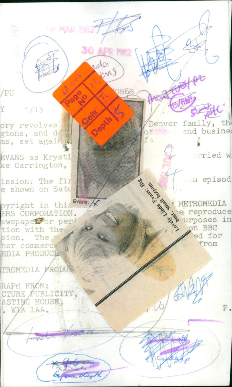 Linda Evans - Vintage Photograph