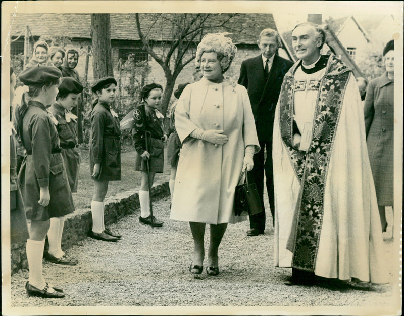 Queen Elizabeth The Queen Mother - Vintage Photograph