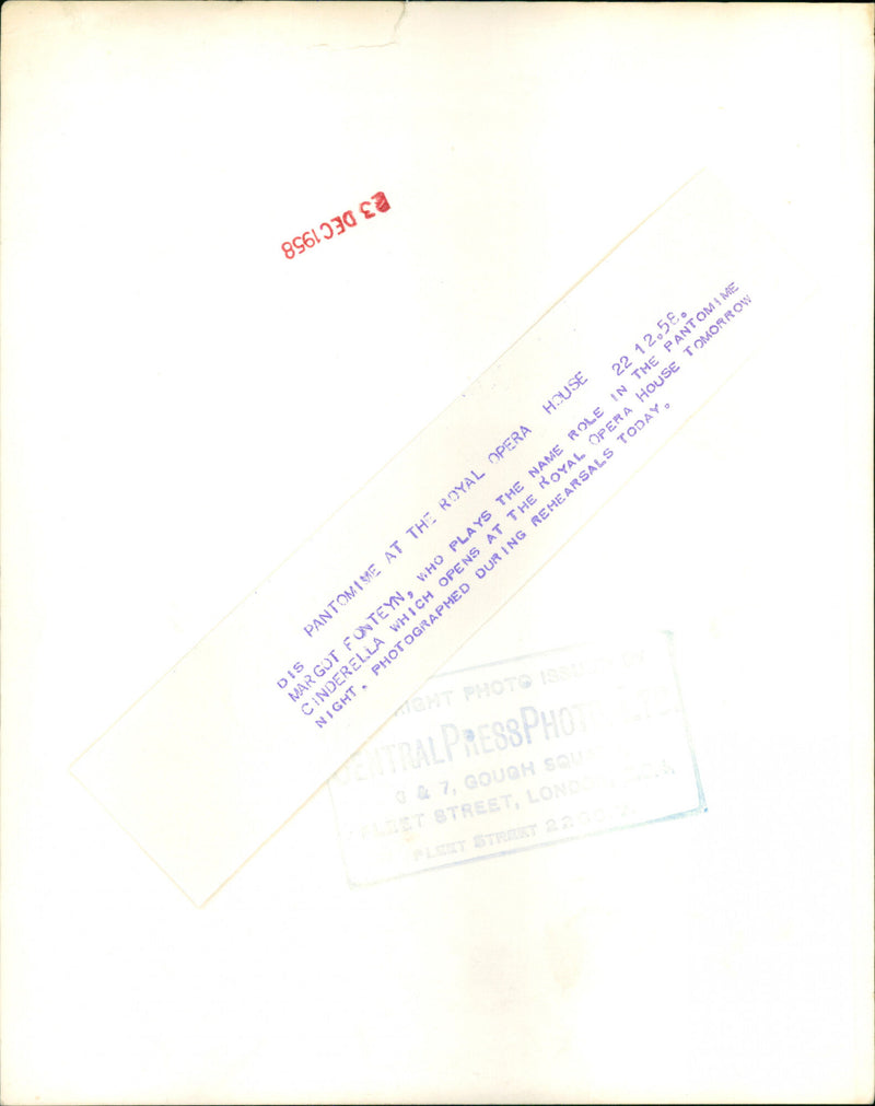 Margot Fonteyn - Vintage Photograph