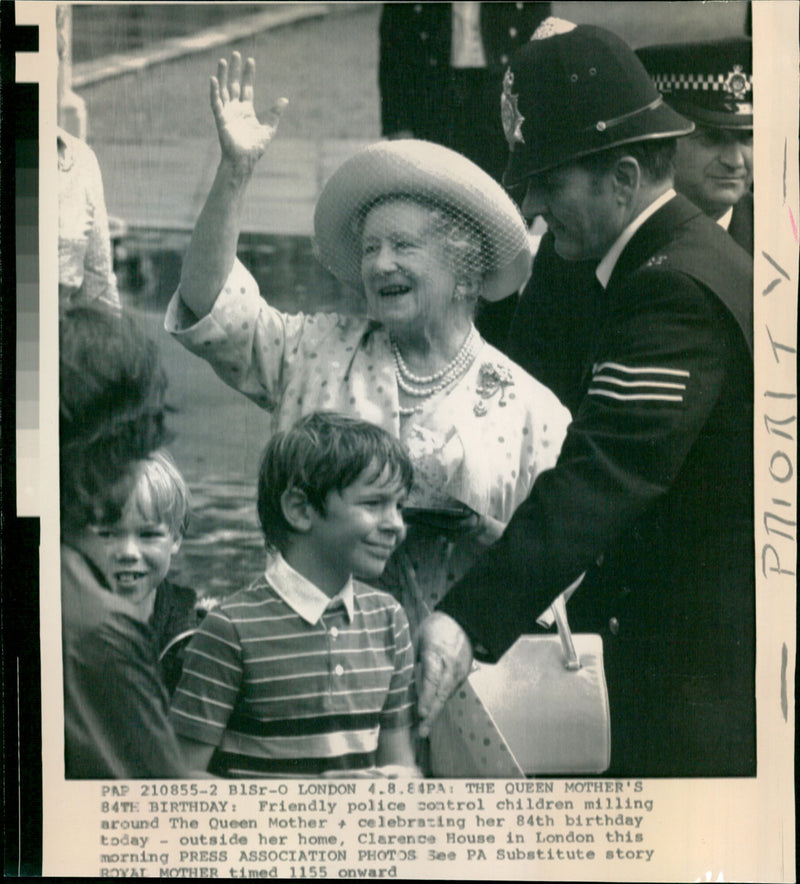 Queen Elizabeth The Queen Mother - Vintage Photograph