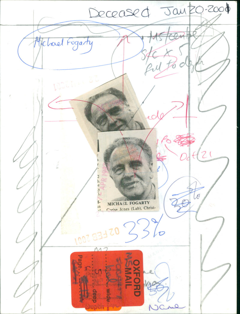 Michael Fogarty - Vintage Photograph