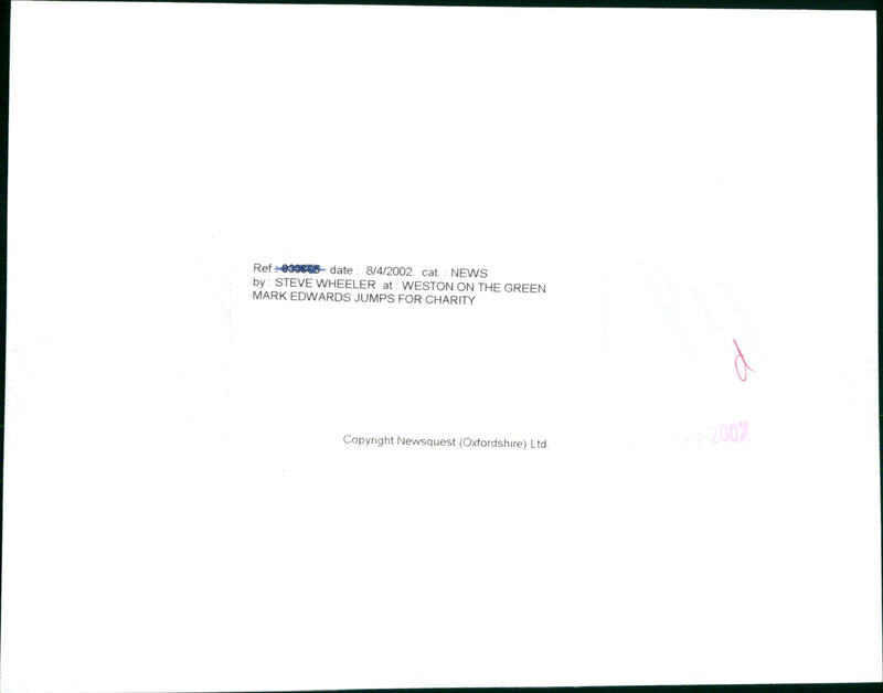 Mark Edwards - Vintage Photograph