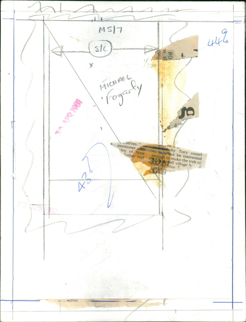 Michael Fogarty - Vintage Photograph