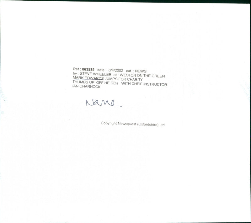 Mark Edwards - Vintage Photograph