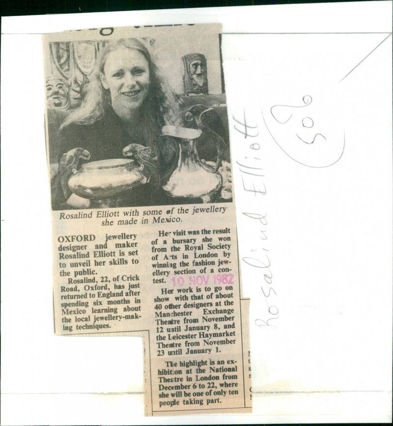 Rosalind Elliot - Vintage Photograph