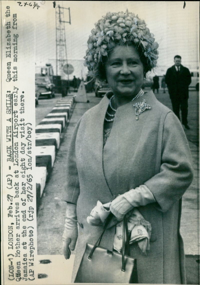 Queen Elizabeth The Queen Mother - Vintage Photograph