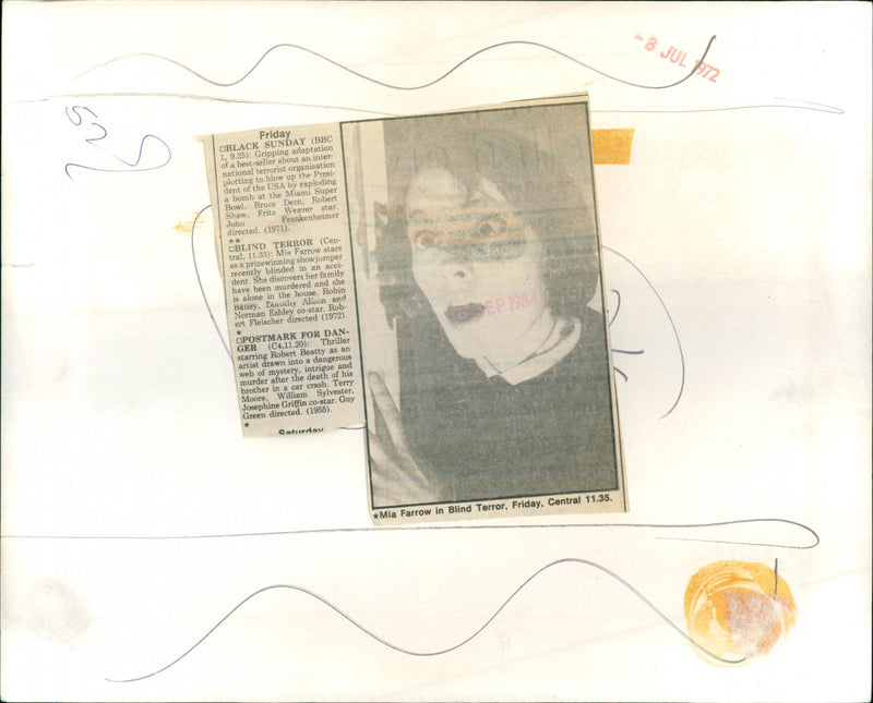 Mia Farrow - Vintage Photograph