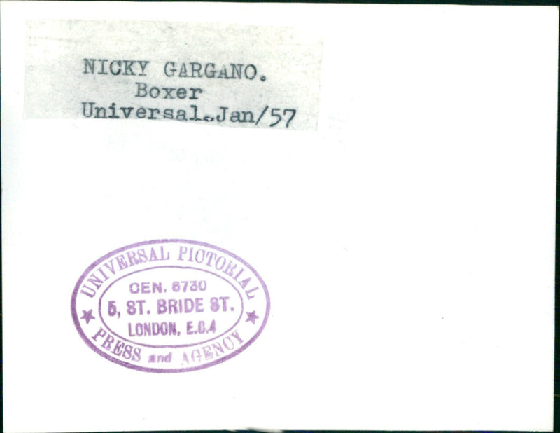 Nicky Gargano - Vintage Photograph
