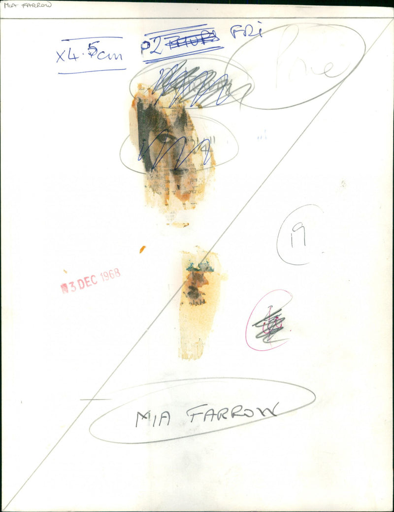 Mia Farrow - Vintage Photograph