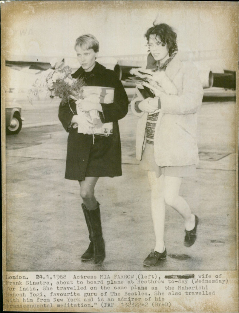 Mia Farrow - Vintage Photograph