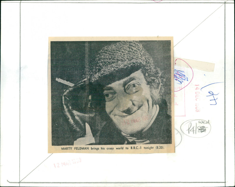Marty Feldman - Vintage Photograph