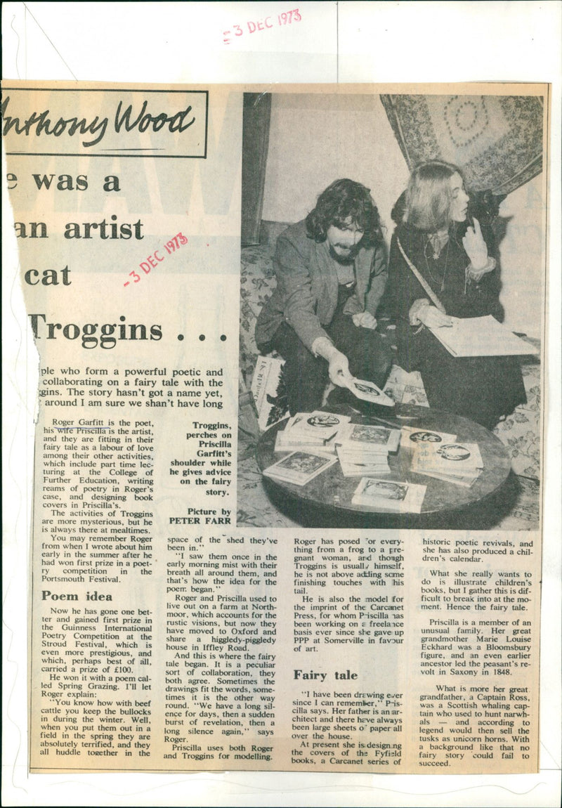 Roger Garfitt, Priscilla Garfitt - Vintage Photograph