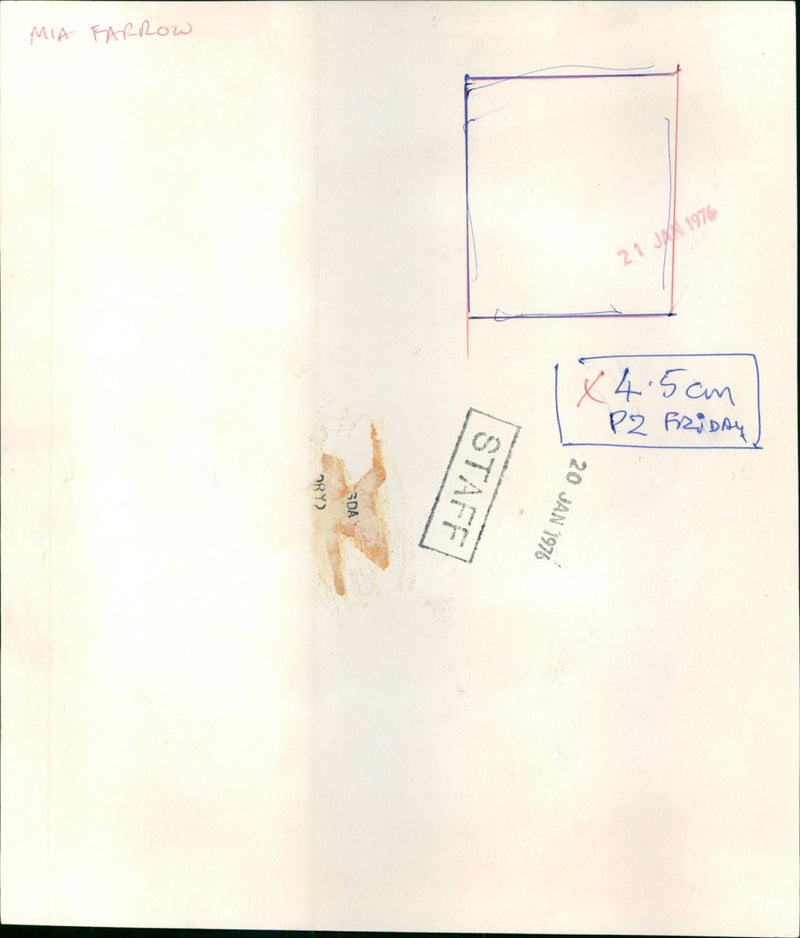 Mia Farrow - Vintage Photograph