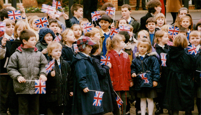 Queen Elizabeth II Local Visits - Vintage Photograph