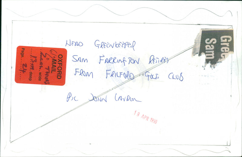 Sam Farrington - Vintage Photograph