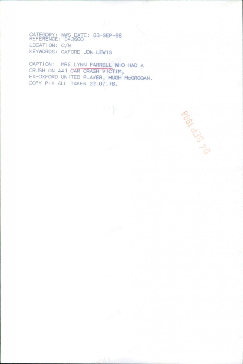 Lynn Farrell - Vintage Photograph