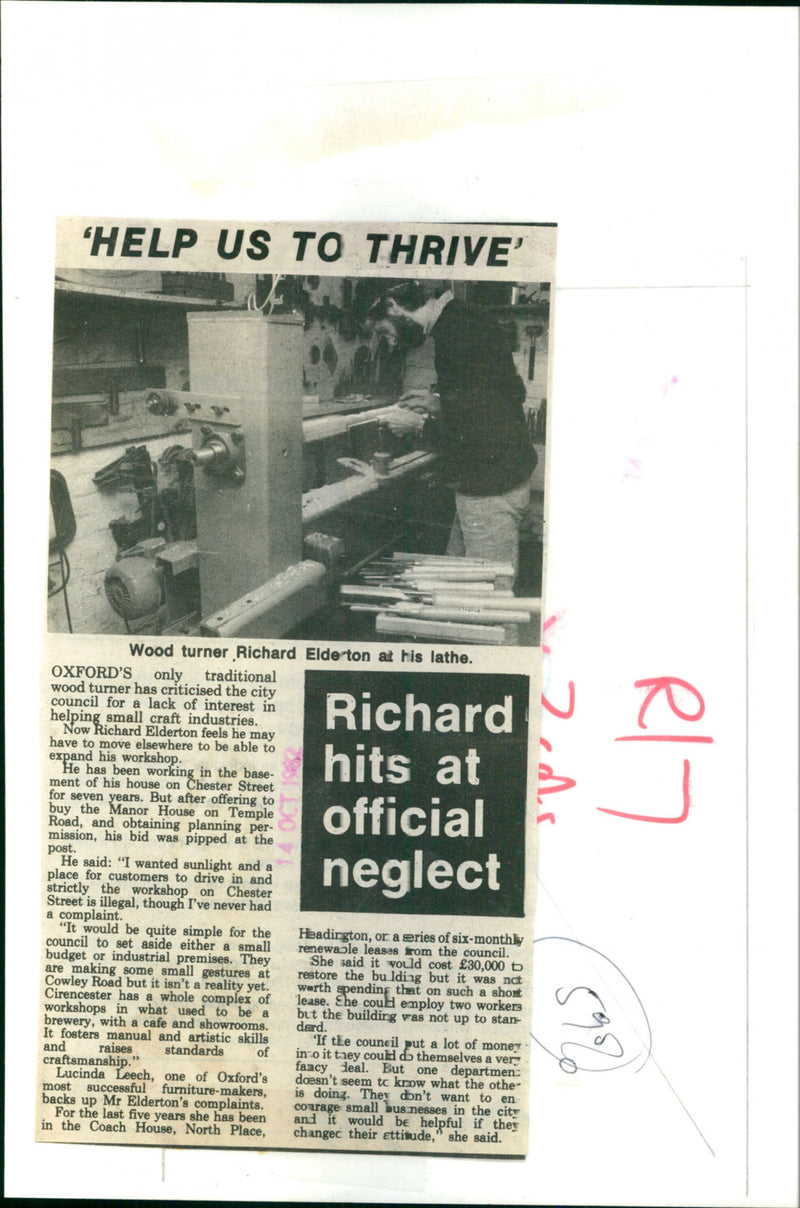 Richard Elderton - Vintage Photograph