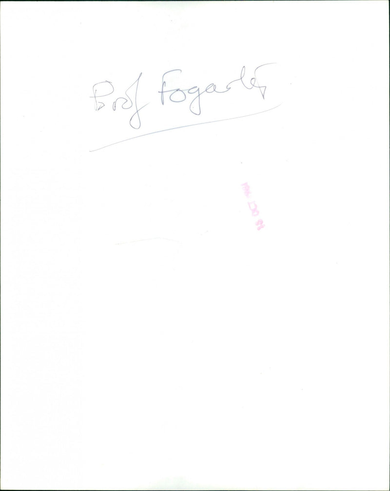 Prof. Michael Fogarty - Vintage Photograph