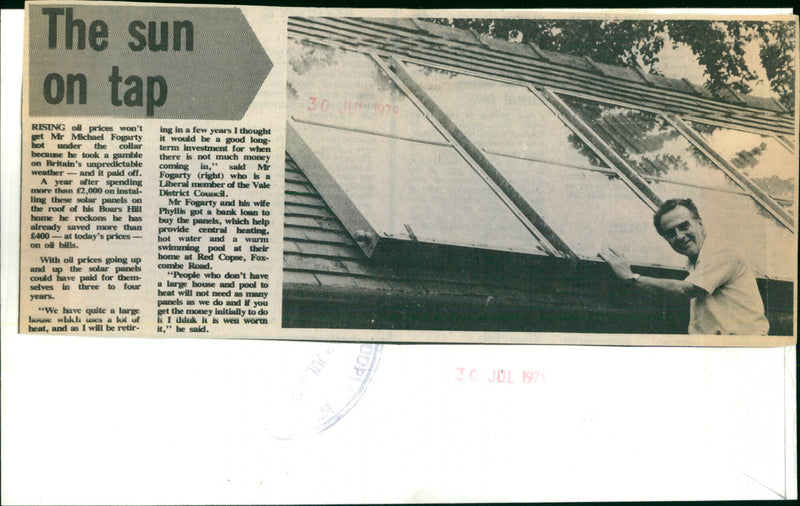 Michael Fogarty - Vintage Photograph