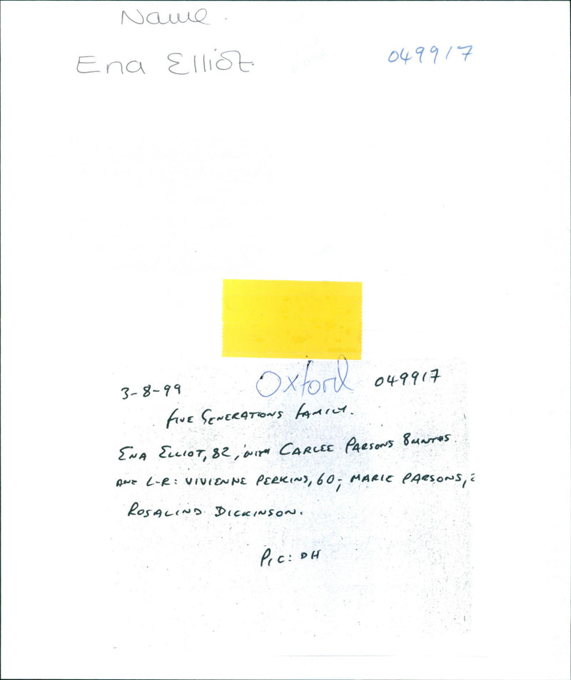 Ena Elliot - Vintage Photograph