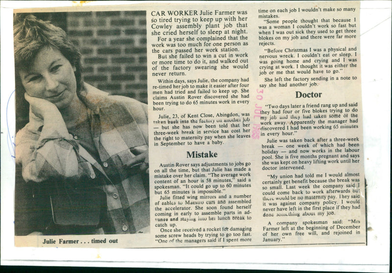 Julie Farmer - Vintage Photograph