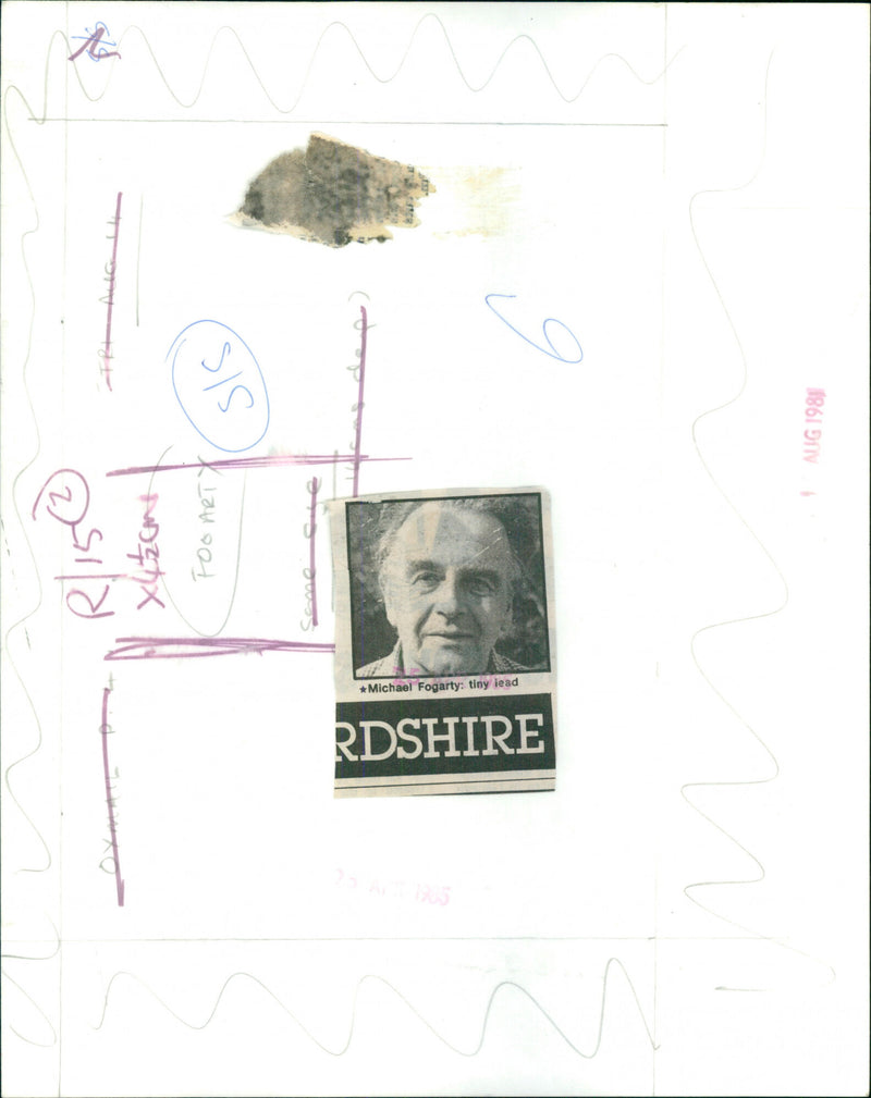 Michael Fogarty - Vintage Photograph