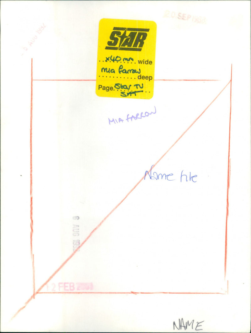 Mia Farrow - Vintage Photograph