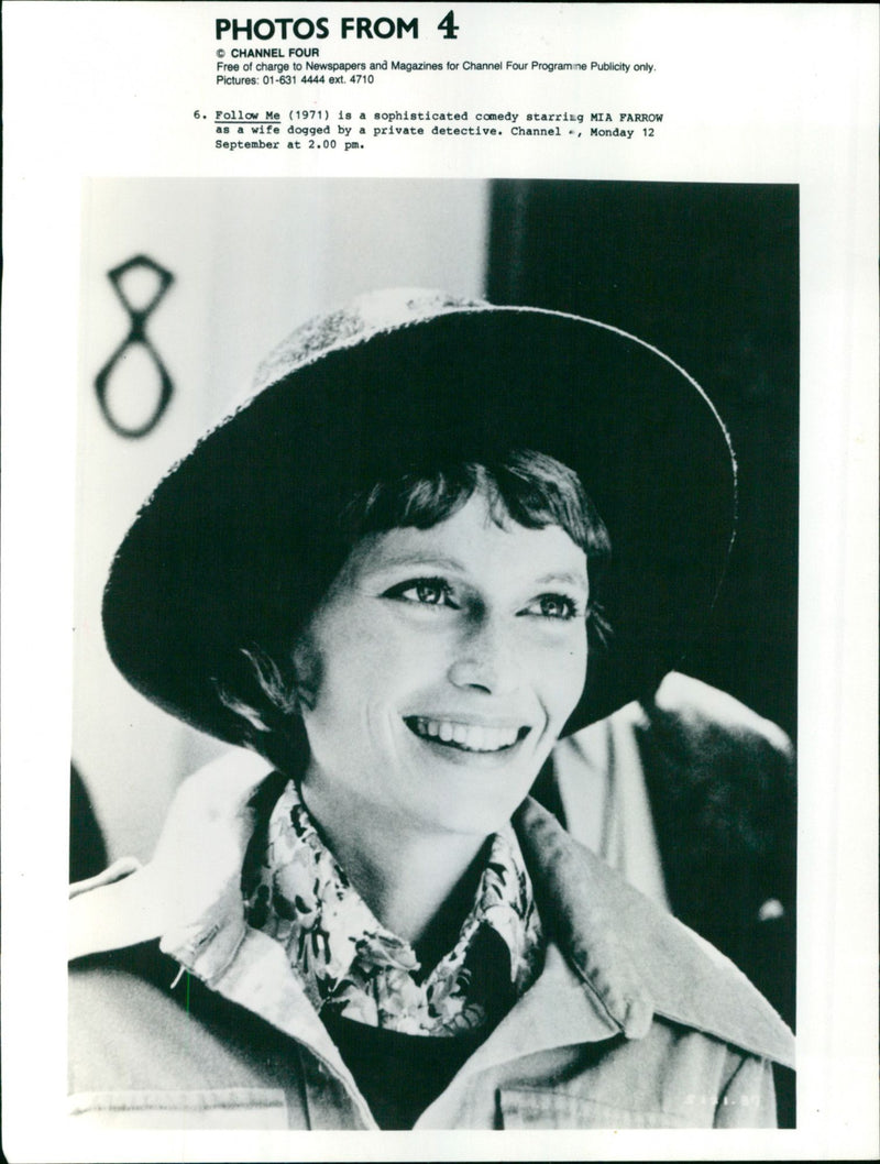 Mia Farrow - Vintage Photograph