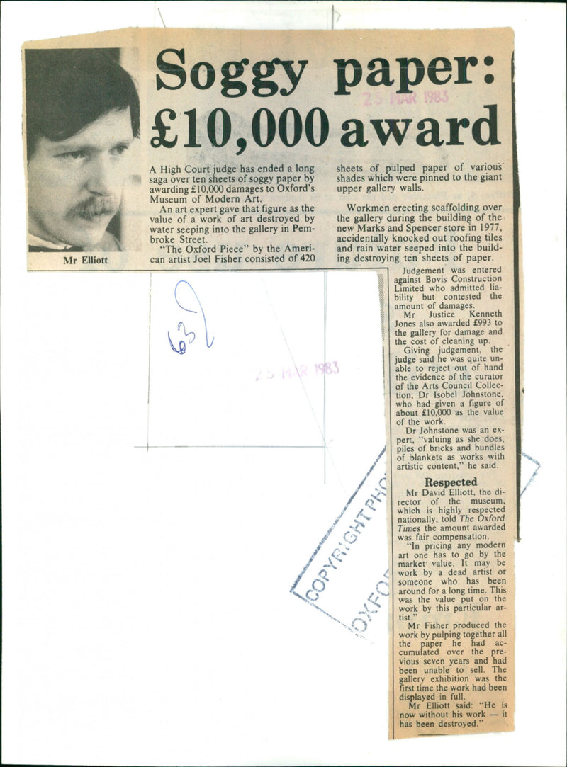 David Elliott - Vintage Photograph