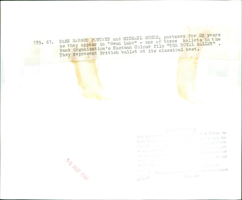 Margot Fonteyn - Vintage Photograph