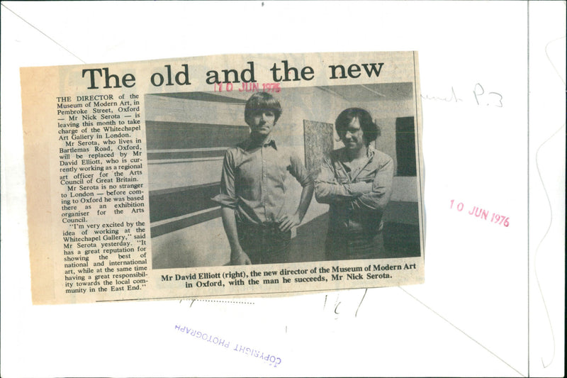 David Elliott - Vintage Photograph