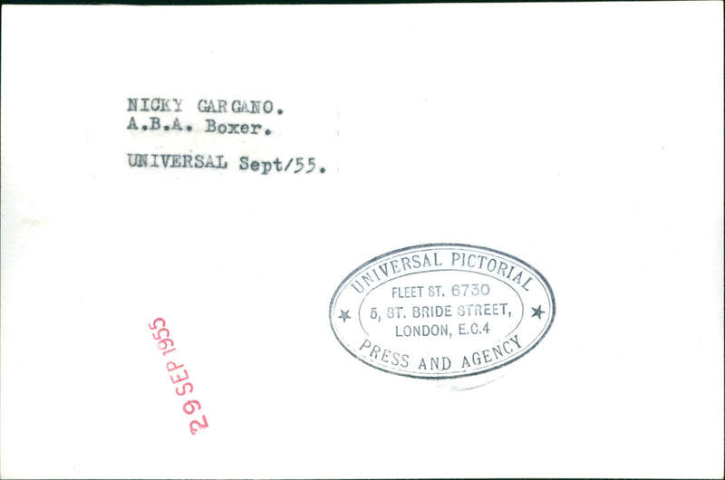 Nicky Gargano - Vintage Photograph