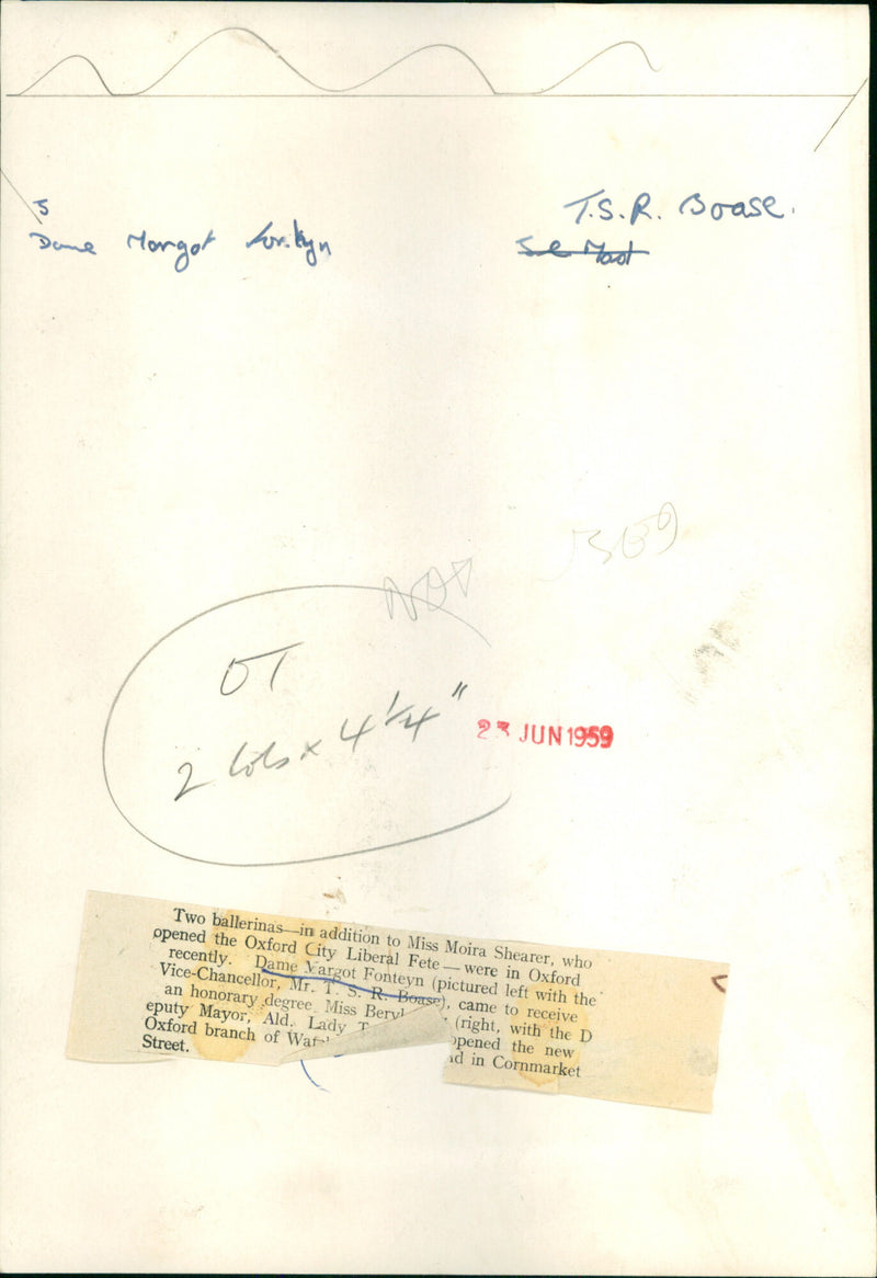 Margot Fonteyn - Vintage Photograph