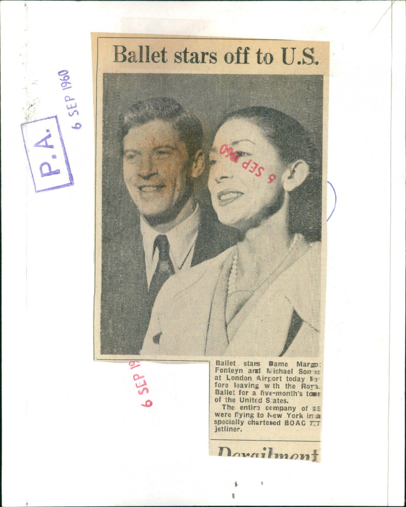 Margot Fonteyn - Vintage Photograph