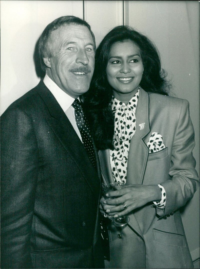 Bruce Forsyth and Wilnelia Merced - Vintage Photograph