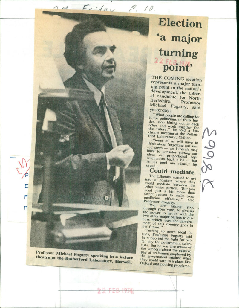 Michael Fogarty - Vintage Photograph